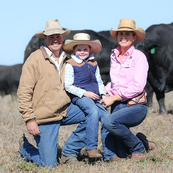 Justin and Kate Boshammer of JK Cattle Company